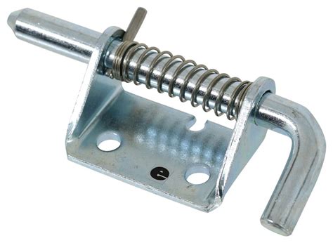 Spring Latch W Extended Handle And Holdback 2 X 1 18 Zinc
