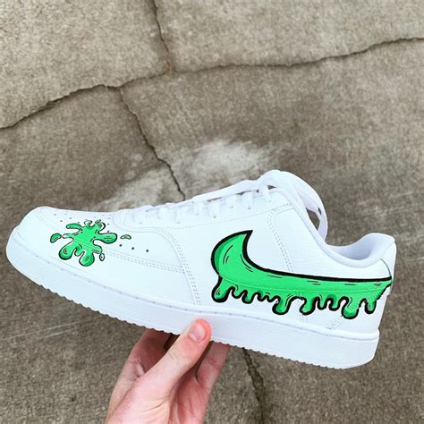 Cheap Custom Nike Slime Drip Shoes Any Size And Any Color Made Etsy
