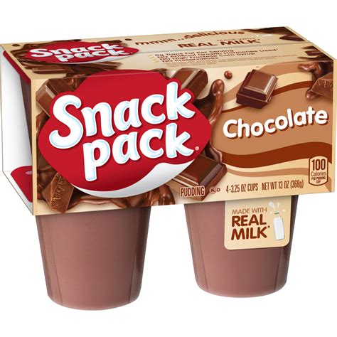 Snack Pack Pudding Chocolate Conagra Foodservice