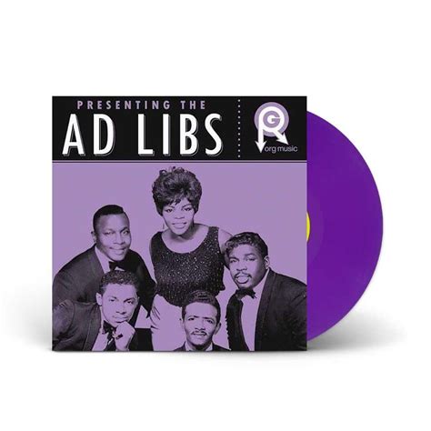 Presenting The Ad Libs Purple Orgm Merchnow Your Favorite Band Merch Music And More