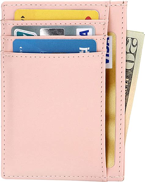 Credit Card Holder For Women Slim Pocket Wallet Thin RFID Blocking