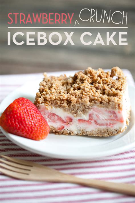 Pour remaining strawberry whipped cream mixture over cream cheese mixture. Momma's Daily Relish: Strawberry Crunch Icebox Cake
