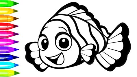 Children learn a lot from simple coloring pages that focus on particular animals. Nemo Clown Fish Coloring Pages - NEO Coloring