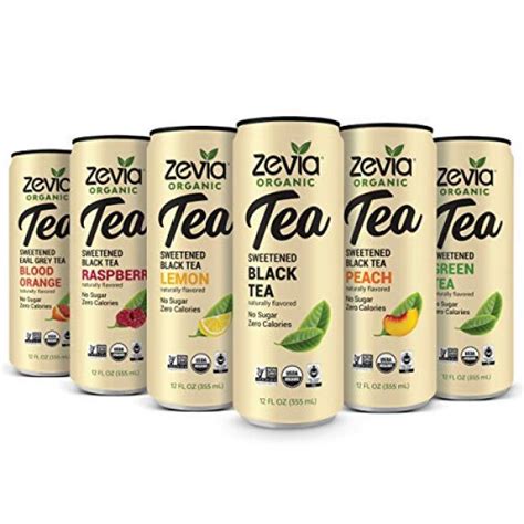 Zevia Organic Sugar Free Iced Tea Tea Time Variety Pack