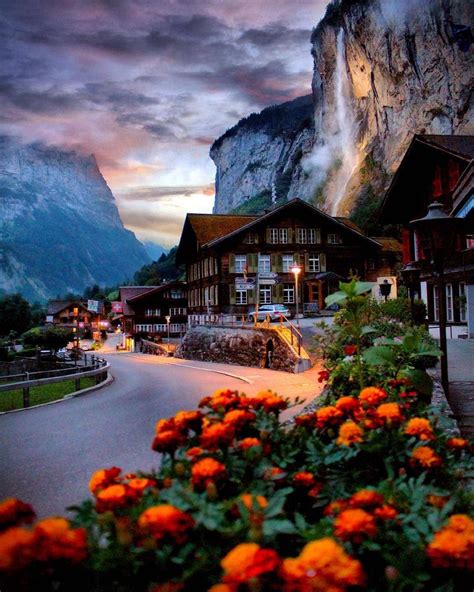 Lauterbrunnen 🇨🇭 The Valley Of 72 Waterfalls 🐳😍 Would You 👫 Want To