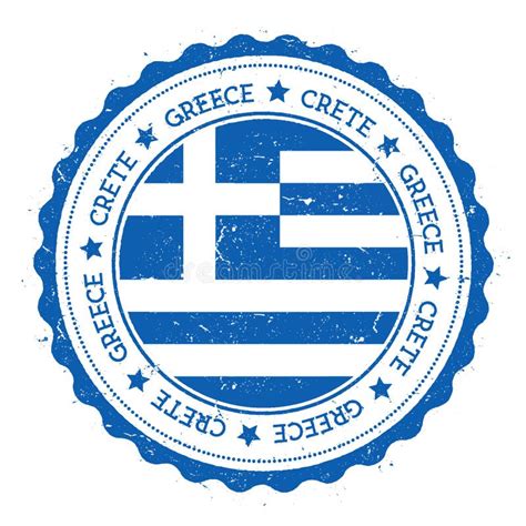 Kreta Abzeichen Vektor Abbildung Illustration Von Karte 158033518