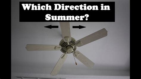 It seems like our blades may be reversed, so the. Ceiling Fan Switch Rotation Direction for Summer Heat ...
