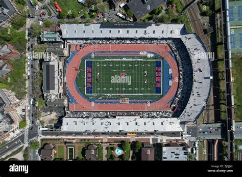 An Aerial View Of Franklin Field On The Campus Of The University Of