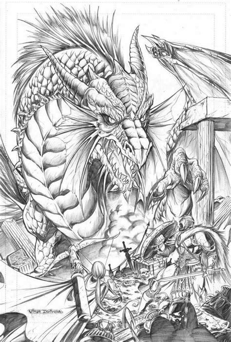 Find more realistic dragon coloring page for adults pictures from our search. Anti-coloring for adults. Art Therapy | VK | Realistic ...
