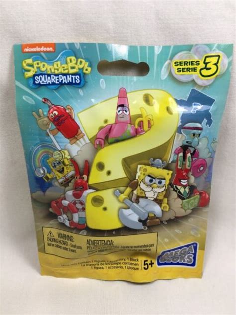 Mega Bloks Spongebob Squarepants Collectible Mini Figure Blind Pack