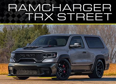 Imagined Fourth Gen Dodge Ramcharger Drops 2022 Trx To A Raw “street