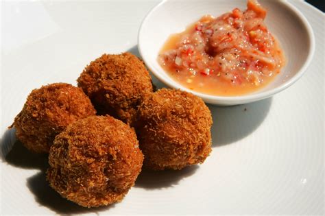 Spicy Fried Fish Balls Otak Otak Dining And Cooking