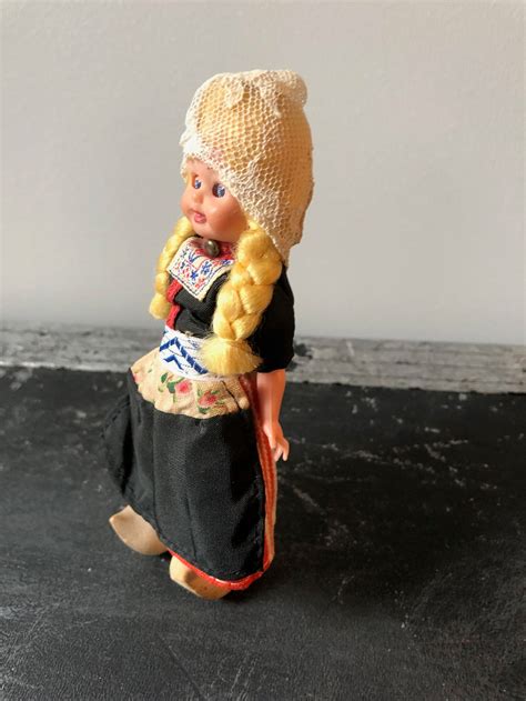 Vintage Dutch Souvenir Doll Holland Doll In Traditional Dutch Etsy Canada