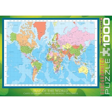World Map Puzzle For Kids Cardboard Education Learning Wooden World