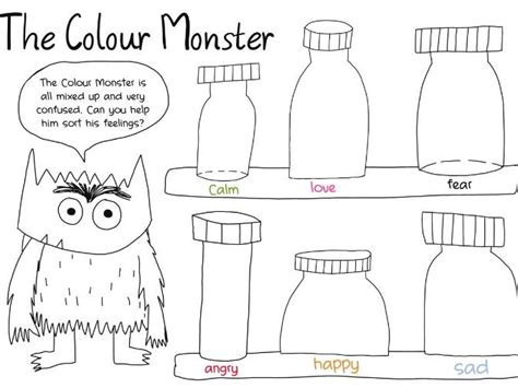 The Colour Monster Feelings Activity Teaching Resources