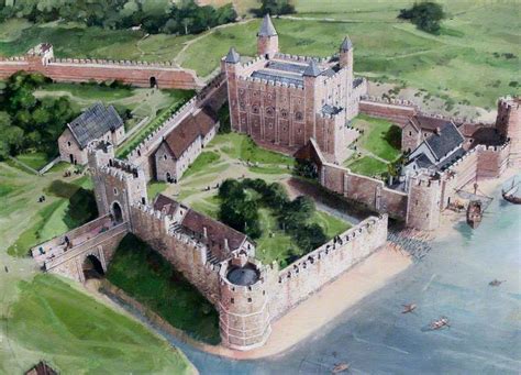 Artists Impression Of The Tower Of London Site 1200 Art Uk