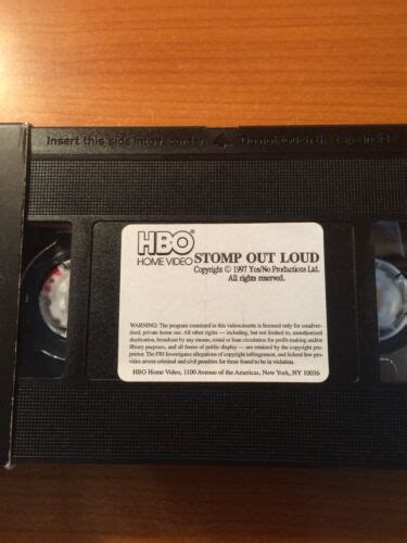 Stomp Out Loud Vhs International Stage Sensation In New York129 Ebay