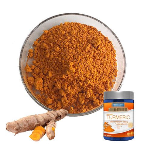 Herbal Plant Extract Turmeric Curcumin Extract Powder For Capsules