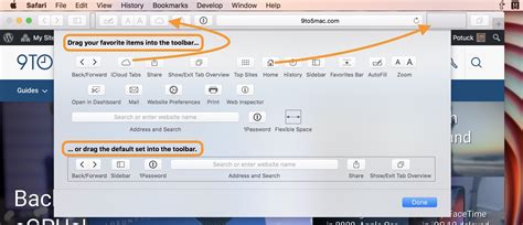 Mac How To Customize Your Safari Toolbar 9to5mac