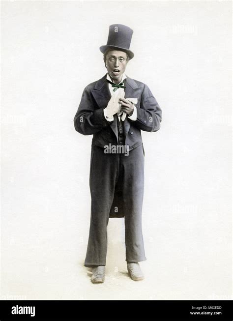 Japanese Man In Top Hat And Tails C1880 Stock Photo Alamy