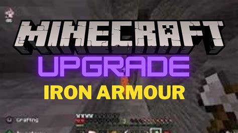How To Upgrade To Iron Armor Minecraft Guide Minecraft Chest Plate