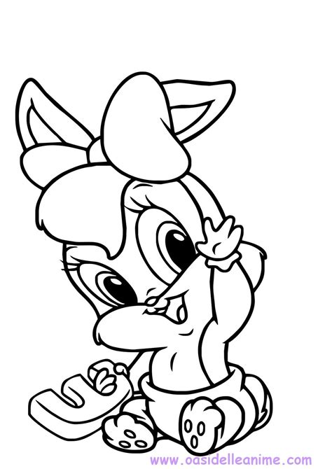 Baby Looney Tunes Characters Coloring Pages Info