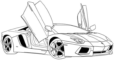 You know, just in case an aventador. Lamborghini Coloring Pages | Free download on ClipArtMag
