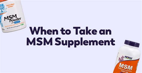 What Are Msm Supplements And Why Might You Need One Healthy Concepts