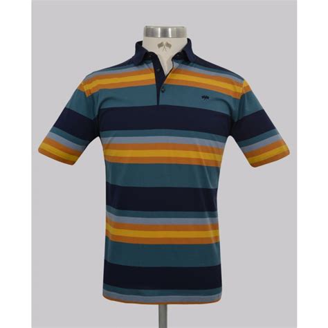 Kurt Geiger Slim Fit Stripe Golfer