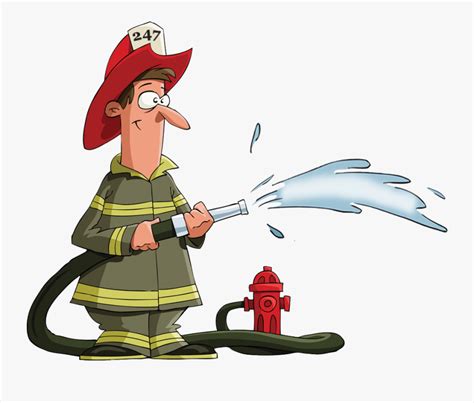Firefighter Fire Hydrant Free Transparent Clipart Clipartkey