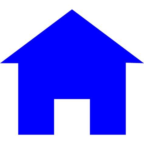 Blue Home 7 Icon Free Blue Home Icons