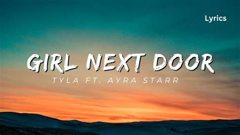 Girl Next Door Tyla Ft Ayra Starr Youtube