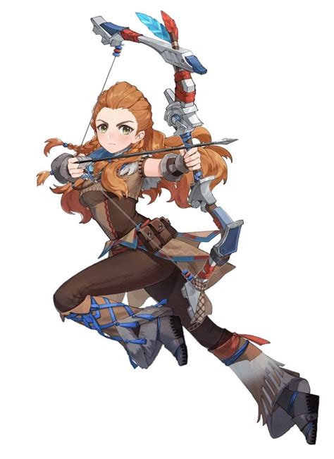 Aloy Art From Genshin Impact Game Character Design Character Design