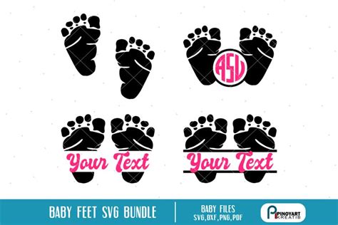 Baby Feet Svg Files