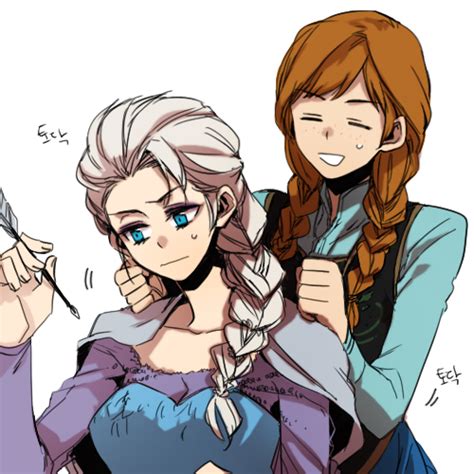 Elsa And Anna Frozen Drawn By Zlzydn888 Danbooru