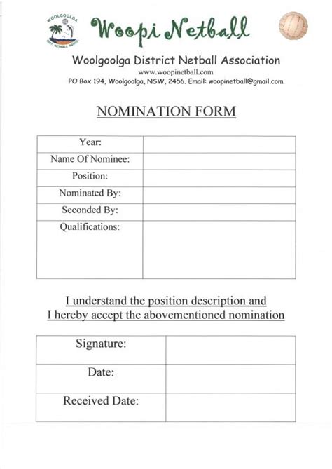 registration form sample template business