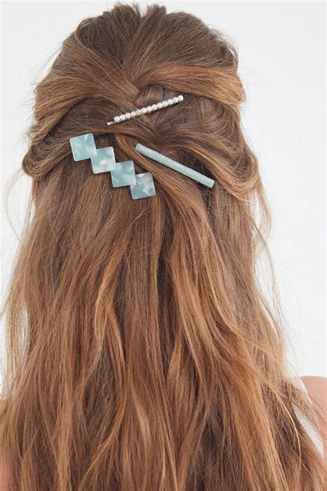 Cute Hair Pin Set Urban Outfitters Metallic Hair Hair Pins