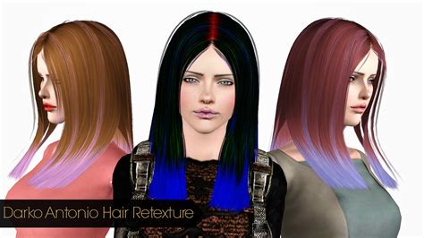 Hairstyles Retextures By Phantasia Sims 3 Hairs