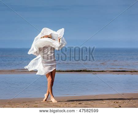 Nude Woman On Beach Image Photo Free Trial Bigstock