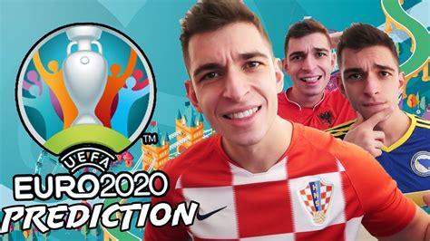 Click the send prediction button and send. EURO 2020 Qualifiers PREDICTION - YouTube