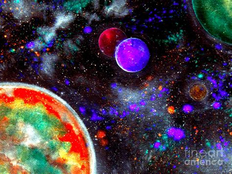Intense Galaxy Painting By Bill Holkham Fine Art America