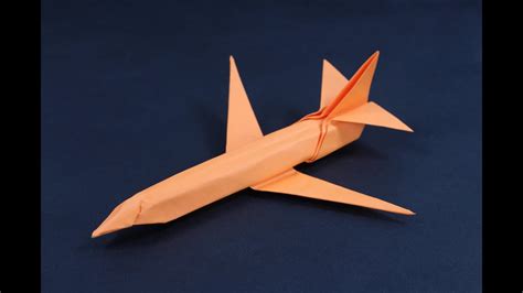 Simplified 737 Paper Airplane Youtube
