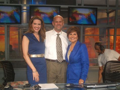 Shelly Slater And Gloria Campos Before My Live Interview On The 5pm News On Wfaa Tv The Abc