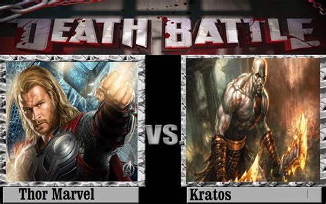 Thor Vs Kratos By Newsuperdannyzx On Deviantart