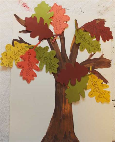Thanksgiving Craft For Kids A Gratitude Tree North Texas Kids