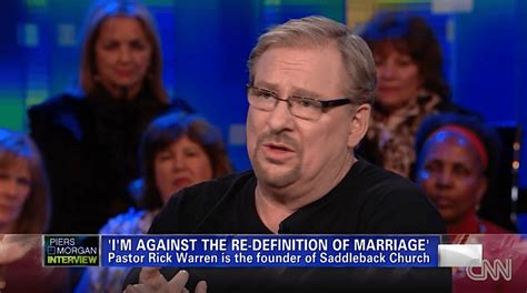 Rick Warren Blasts Concept Of Tolerance Claims Gay Marriage Is Orwellian Doublespeak Video