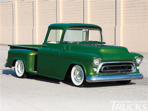 1956 Chevy Truck Emerald Beauty Hot Rod Network