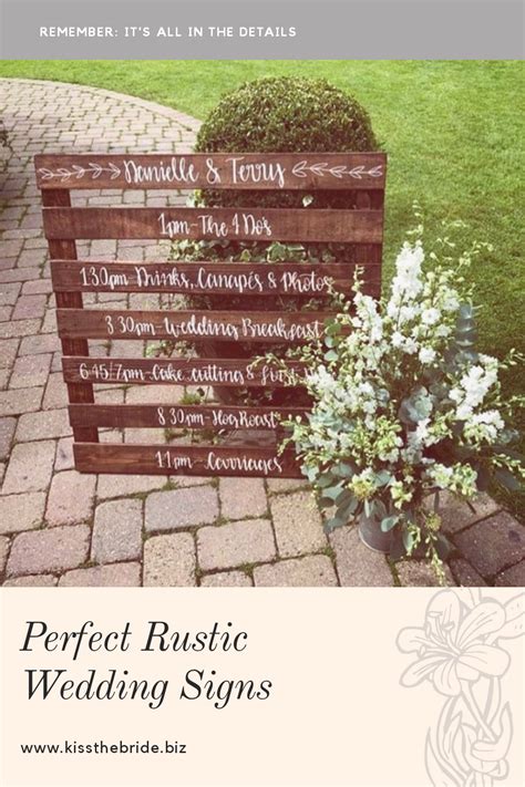 12 Rustic Wedding Signs You Need At Your Wedding ~ Kiss The Bride Magazine