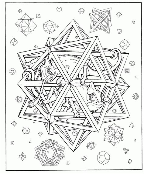 Optical Illusion Coloring Pages For Adults Coloring Pages