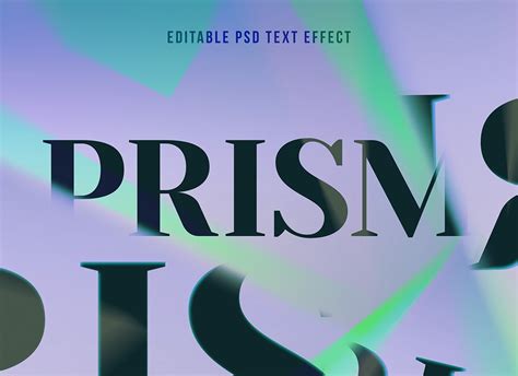 Prism Text Effect Layer Styles ~ Creative Market